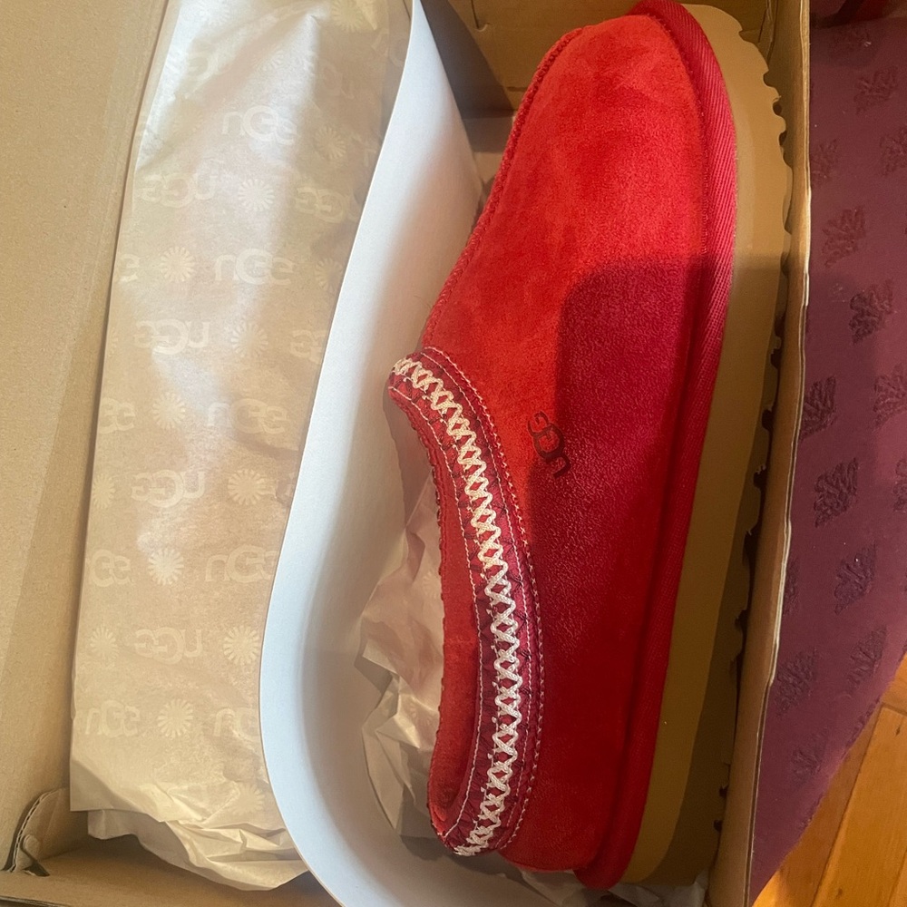 UGG Red Suede Casual Loafers
